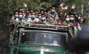 म्यान्मारमा ७ हजारभन्दा बढी बन्दीलाई आममाफी