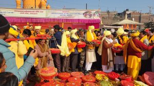 जानकी मन्दिरबाट कोसेली लिएर अयोध्या प्रस्थान