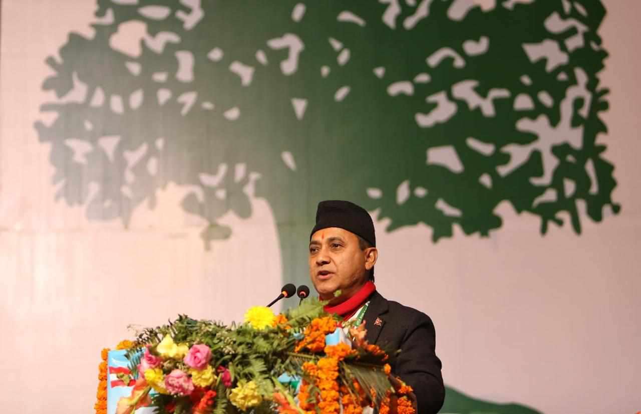 गठबन्धनको विपक्षमा महामन्त्री शर्माको प्रतिवेदन