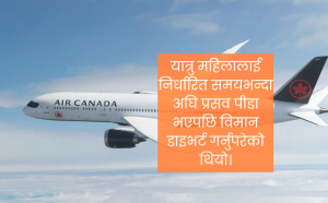 उडिरहेको विमानमा यात्रुले जन्माइन् शिशु