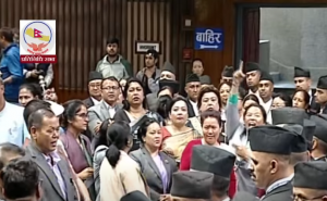 कांग्रेसले नाराबाजी गरेपछि संसद बैठक स्थगित