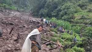 ताप्लेजुङमा पहिरोले घर बगाउँदा एकै परिवारका चारजनाको मृत्यु
