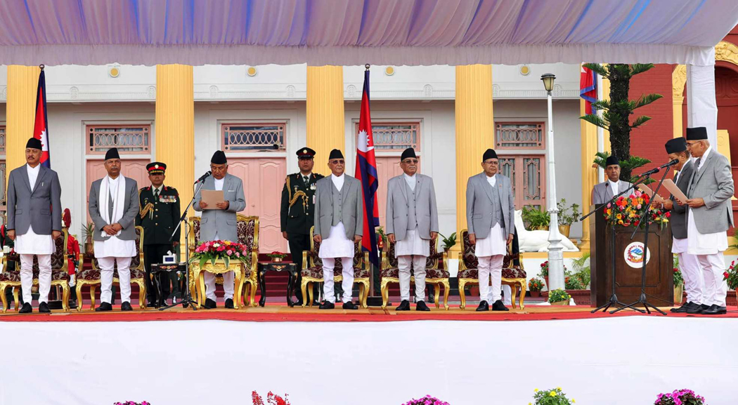 ओली नेतृत्वमा बन्यो २२ सदस्यीय मन्त्रिमण्डल