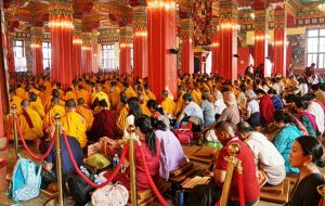 लुम्बिनीमा विश्व शान्ति पूजा : १२ मुलुकका ६ सय जना श्रद्धालु सहभागी