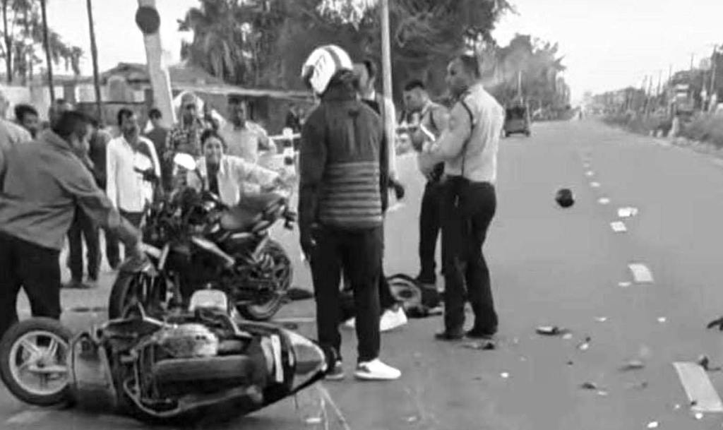 स्कुटर र ट्याक्टर दुर्घटना : २ जनाको मृत्यु