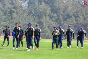 कर्नाटकलाई ७ विकेटले हराउँदै नेपाल विजयी