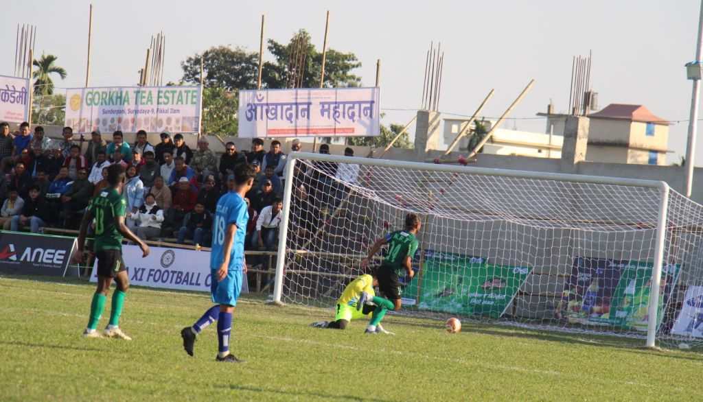 एनआरटी क्लब झापा कपको सेमिफाइनलमा