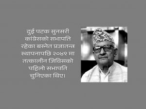 कांग्रेसका अग्रज नेता बस्नेतको निधन