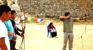 संखुवासभामा खुला आर्चरी प्रतियोगिता सुरू