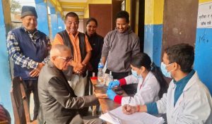 नोना स्मृति प्रतिष्ठानको शिविरमा ३५२ जनाको स्वास्थ्य परीक्षण