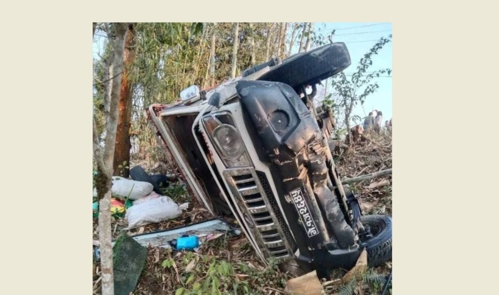 गाडी दुर्घटनामा ५ जना घाइते (अपडेट)