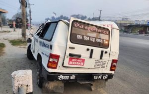 मध्यराति एम्बुलेन्स दुर्घटना, चालकको मृत्यु