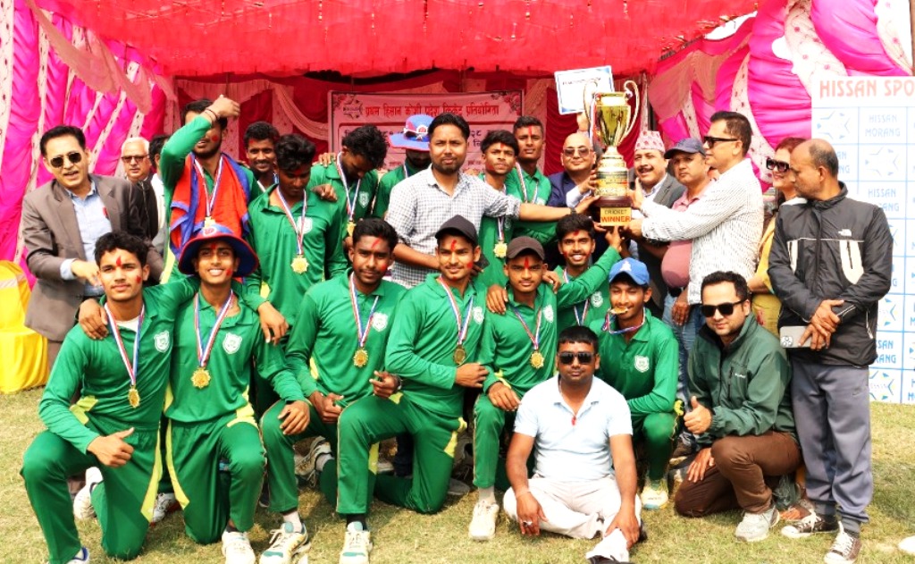 विराटनगरको अरनिकोले जित्यो प्रदेशस्तरीय क्रिकेटको उपाधि
