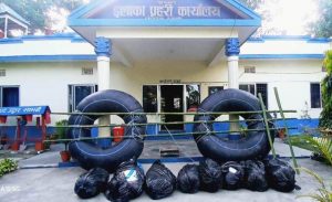 कोशीमा बग्दैबग्दै आयो २ सय किलो गाँजा
