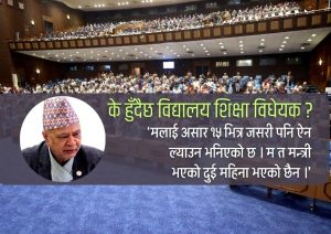 विद्यालय शिक्षा विधेयकले संसदमा प्रवेशै पाएन