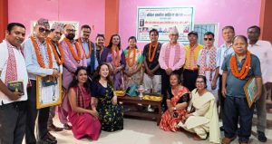 नोबेल साकोसमा कृति लोकार्पणसँगै स्रष्टा सम्मान