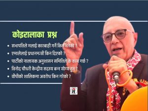 नेतृत्वलाई कोइरालाका प्रश्नैप्रश्न