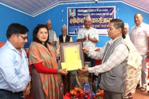 ‘जसुदा स्मृति पुरस्कार’ पाण्डेलाई