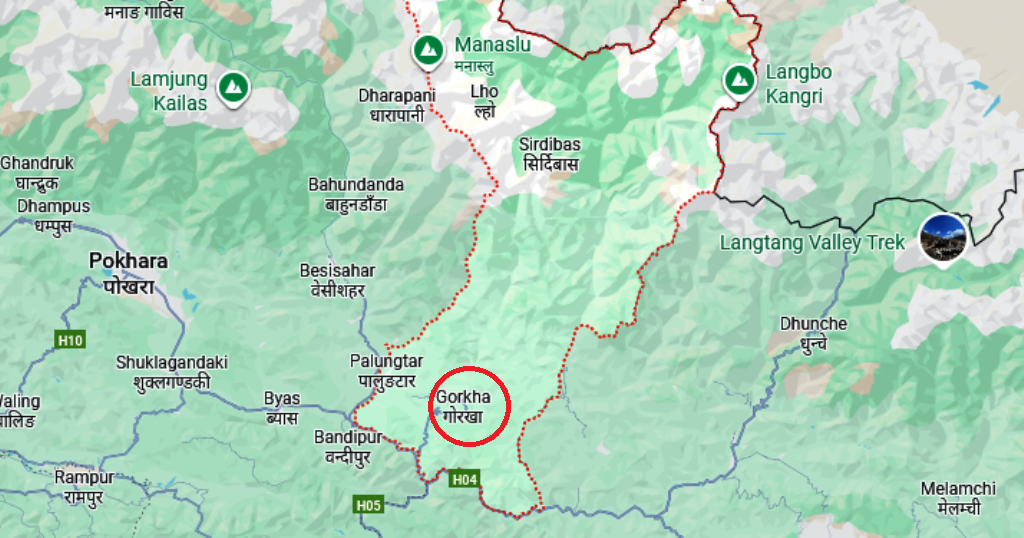 गोरखामा ४ म्याग्निच्युडको भूकम्प