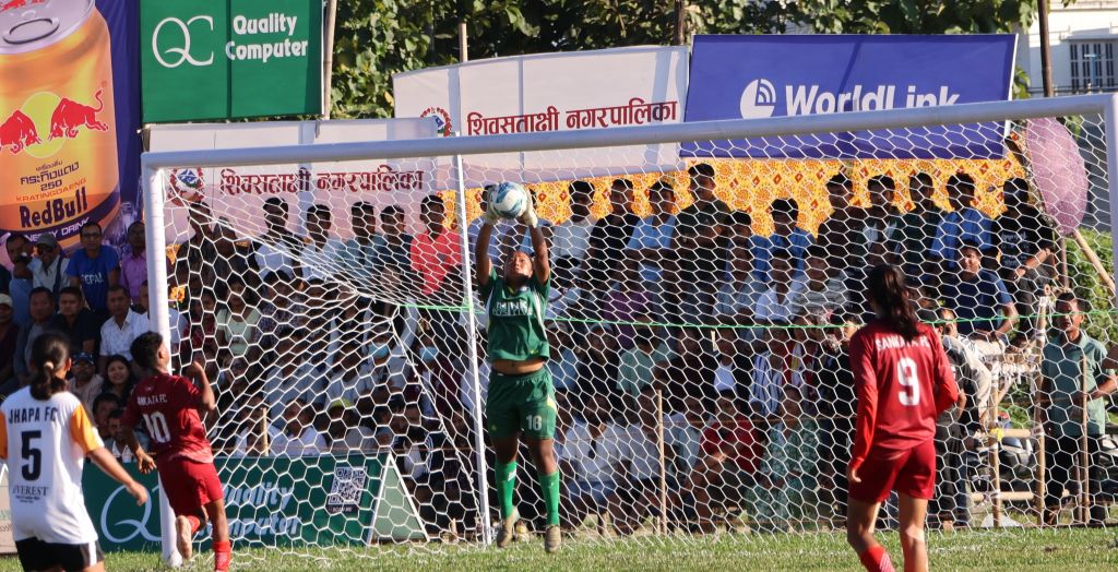झापा महिला गोल्डकप : संकटा सेमिफाइनलमा