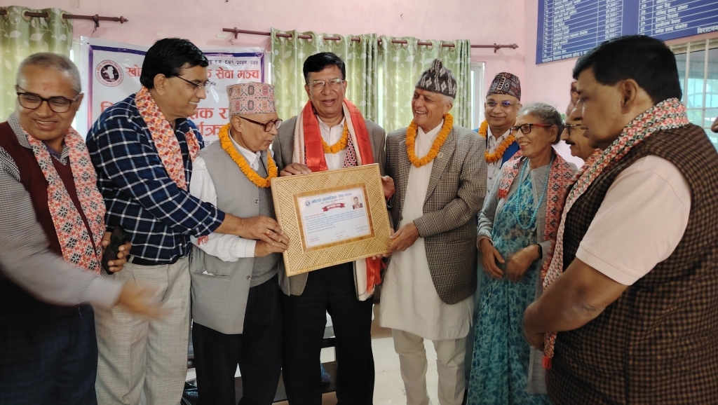 अग्रज स्रष्टाहरूलाई विराटनगरमा सम्मान