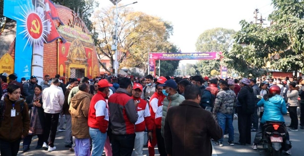 एमाले महाधिवेशन: रोकिएको मतदान आज बिहान ८ बजेदेखि