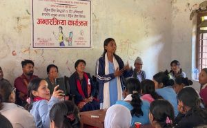 साइबर सुरक्षा र लैंगिक हिंसाविरुद्ध विद्यालयमै जागरण