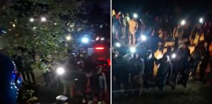 पिकनिकबाट फर्किएको बस खसेर रुखमा अड्किएपछि…