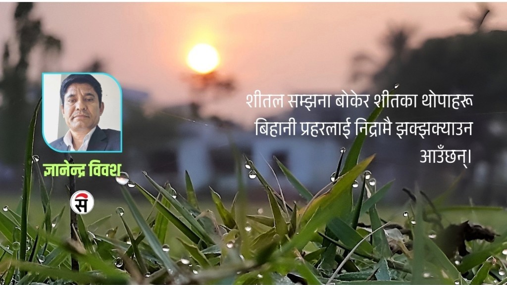 शीतल सम्झना बोकेर शीतका थोपाहरू