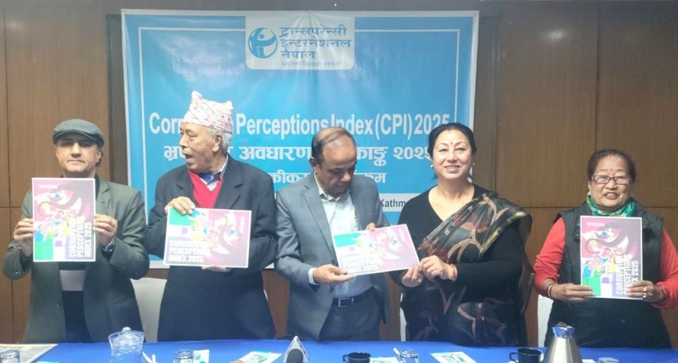 ‘नेपालमा भ्रष्टाचार नियन्त्रण सुधार हुन सकेन’