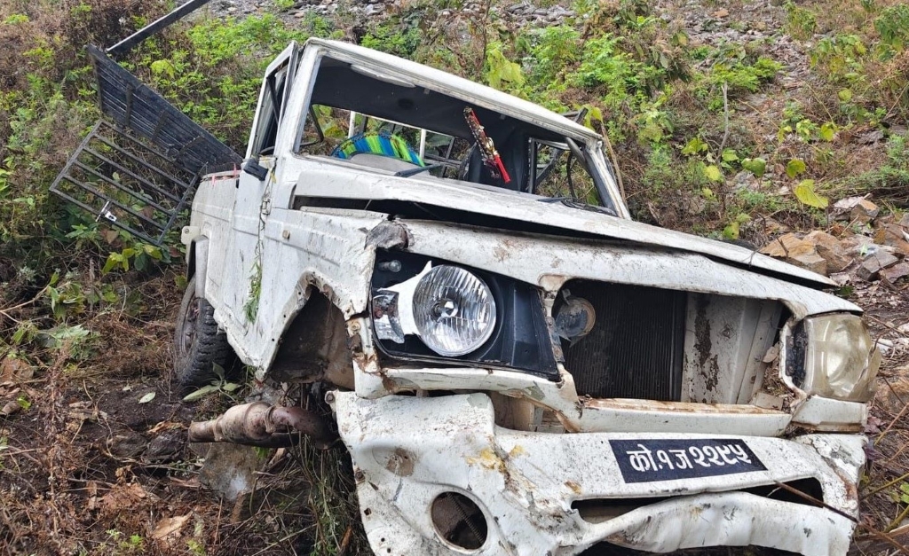 धनकुटाको सहिदभूमिमा दुर्घटना, ३ जनाको अवस्था गम्भीर